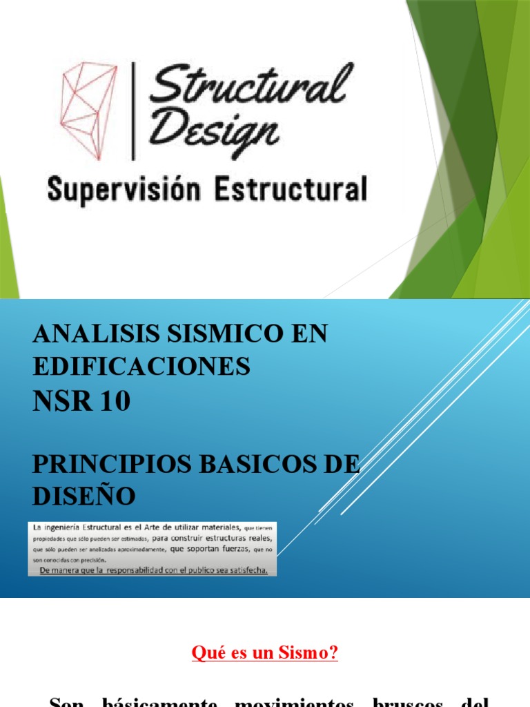 Analisis Sismico En Edificaciones Pdf