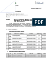 CARTA #006 Acto Resolutivo Ingresantes