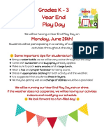 June 26 - Play Day Note