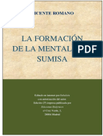 La Formacion de La Mentalidad Sumisa