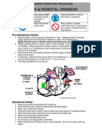 Bench Pedestal Grinders Sop