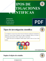 Tipos de Investigaciones Cientificas-Diapositivas