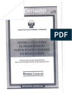 Instructivo PP RESULADOS 2011