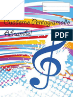 Cuaderno Pentagramado