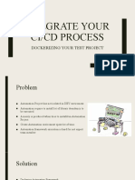 Integrate Your Ci/Cd Process: Dockerizing Your Test Project