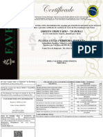 Certificado de Conclusão de Curso - Com Fundo - Flávia Lúcia Ferreira Pimenta - Direito Tributário - 720 Horas