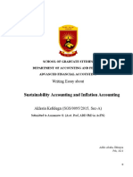 Aklesia Kefelegn - Essay On Inflation and Sustainability Acc