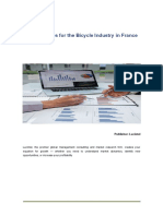 Report Sample Opportunities For The Bicycle Industry in France
