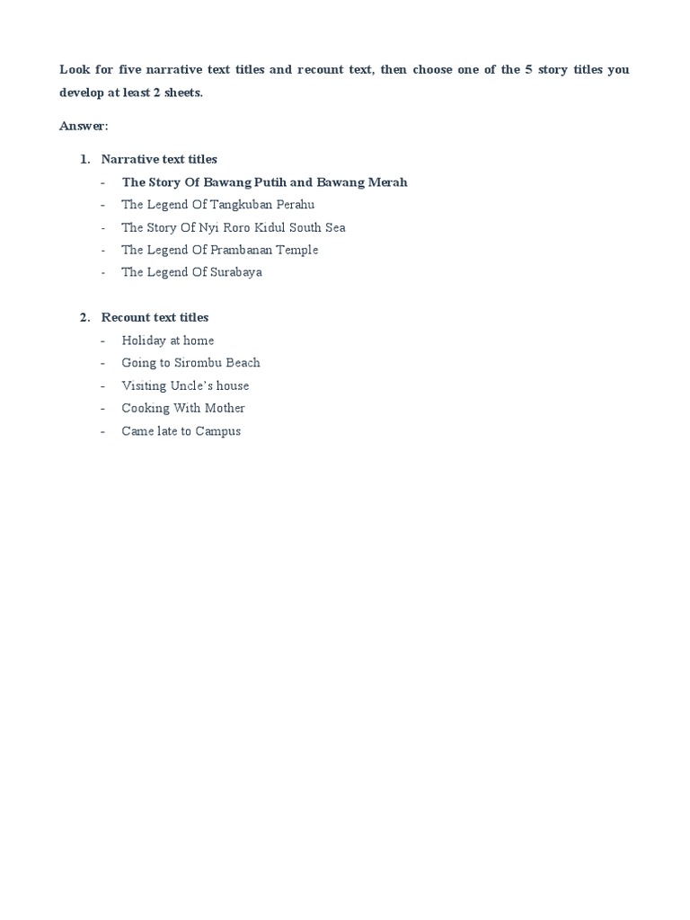 Narrative text pdf