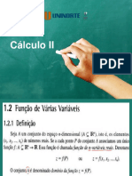 Aula 8 - Funções de Várias Variáveis - Cálculo II