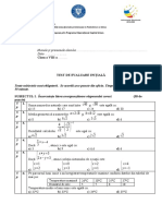 Evaluare Matematica Clasa A VIII-A