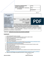 Cuestionario Agenda 2030. Competencia Promotoria Ambiental.