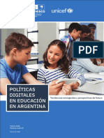 UNESCO Políticas Digitales en Educación en ARG