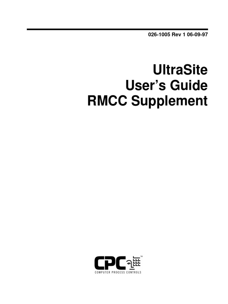 UltraSite User's Guide Supplement | PDF | Technology & Engineering