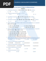 Ejercicios para El Taller de Matemáticas (LIVE)