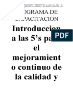 Programa de Capacitacion