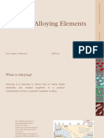 Alloying & Alloying Elements