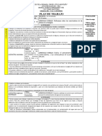 Plan de Trabajo 17 Al 21 de Enero