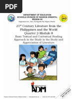 21st Century Literature From The Philippines Module 8 For Students