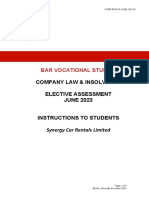 Company Law Assessment 22-23