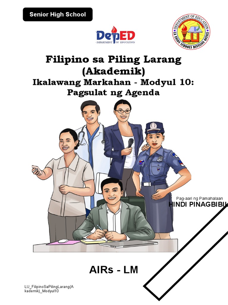 Piling Larang Akademik 12 Q2 Modyul-10 v2 | PDF