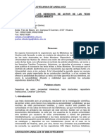 La Gestion de Los Derechos de Autor de Las Tesis Doctorales en Acceso Abierto