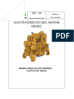 Mantenimiento de Motor A Diesel