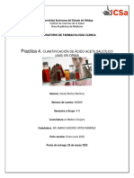 Práctica 4. Cuantificación de ASS en Orina - MuñozMartínezDaniel