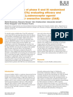 Critical Analysis of Phase II and III Randomised Control Trials (RCTS) Evaluating Efficacy and Tolerability