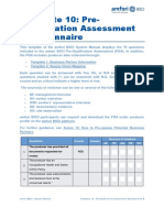 Template 10 Pre Qualification Assessment