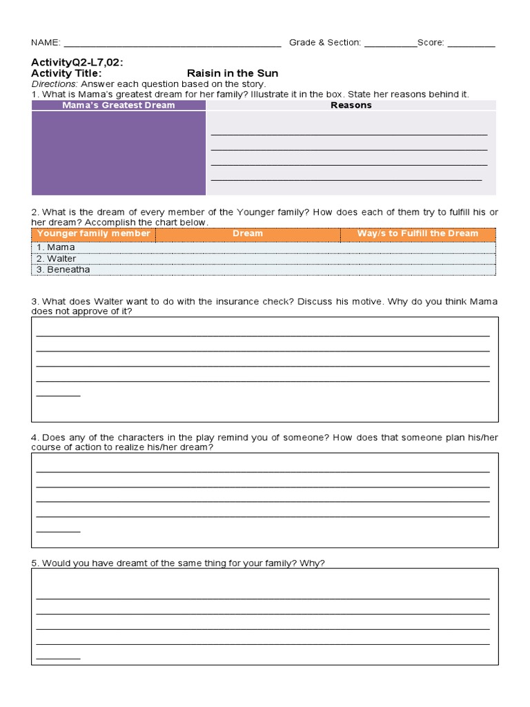 Student Literature Worksheet | PDF
