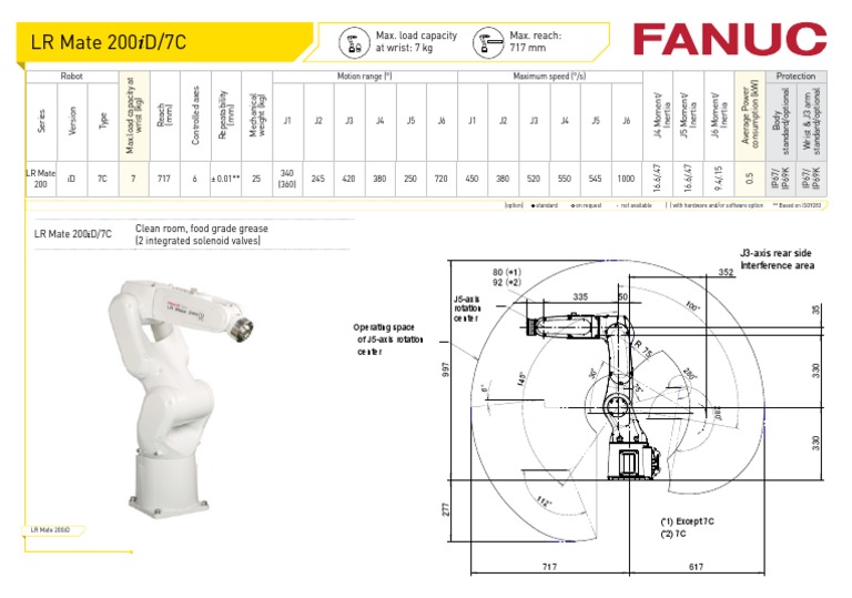 Datasheet Lrmate 200id 7c | PDF | Mechanical Engineering | Manufactured ...