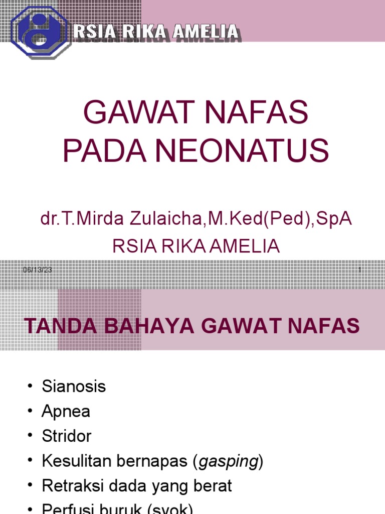 Gawat Nafas Pada Neonatus Mirda | PDF