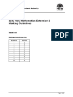 2020 HSC Mathematics Ext 2 MG