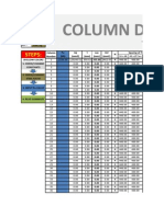Column Design Constants