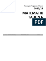 RPT 2022 Matematik Tahun 6 KSSR Semakan