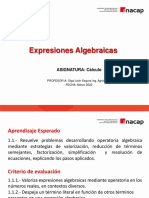 MTCL01-clase 1-2-3 Expresiones Algebraicas