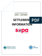 Sopa Settlement Ontario - 2023