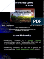 Bioinformatics Centre: - A Profile