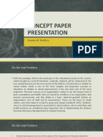 Concept Paper Presentation
