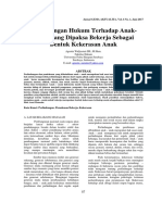 Perlindungan Hukum Terhadap AnakAnak Yang Dipaksa Bekerja