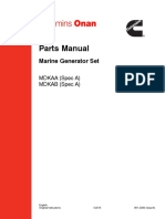 Parts Manual: Marine Generator Set