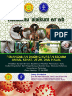 Penanganan Daging Kurban Secara Asuh