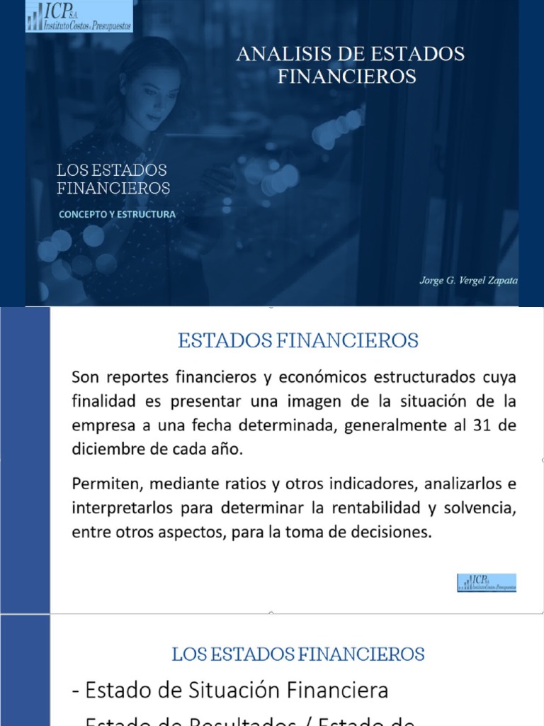 Analisis De Estados Financieros Pdf