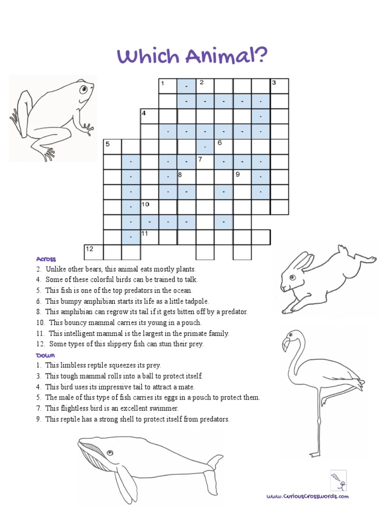 animal-crossword-pdf