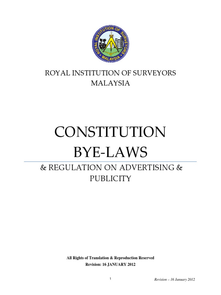 constitution-bye-law-jan12-pdf-real-estate-appraisal-bankruptcy