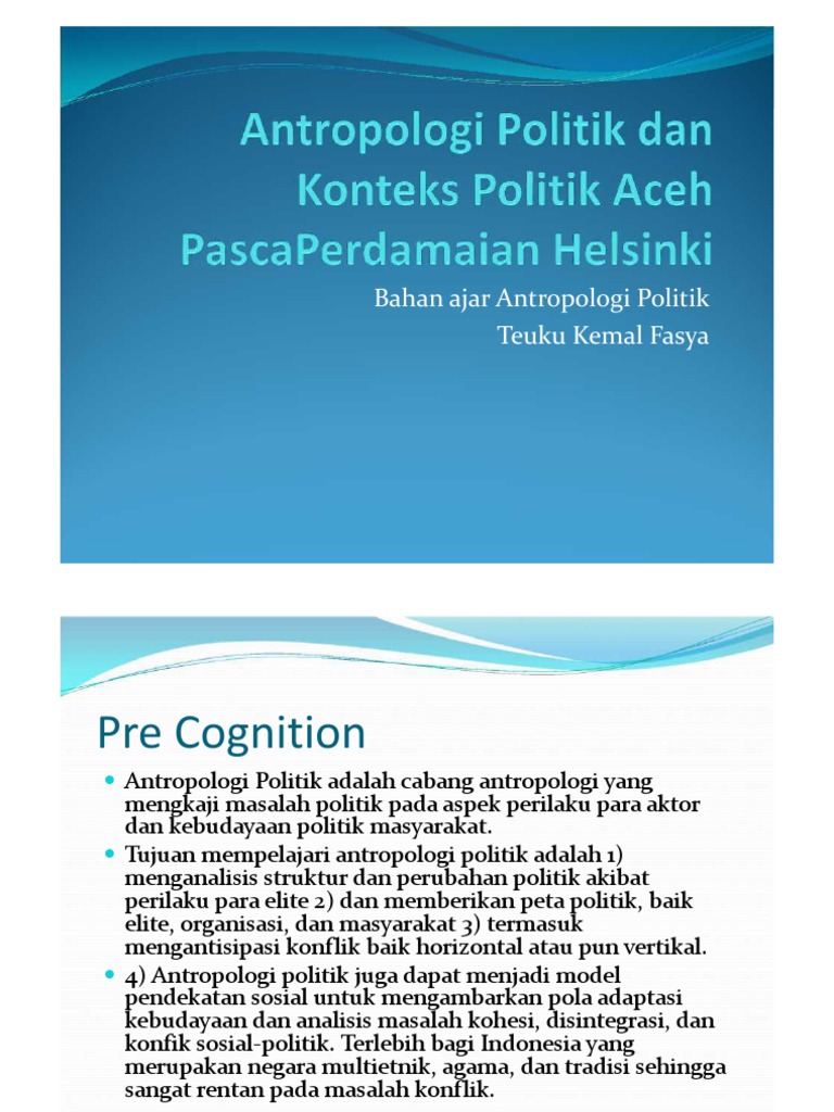 Antropologi Politik PDF