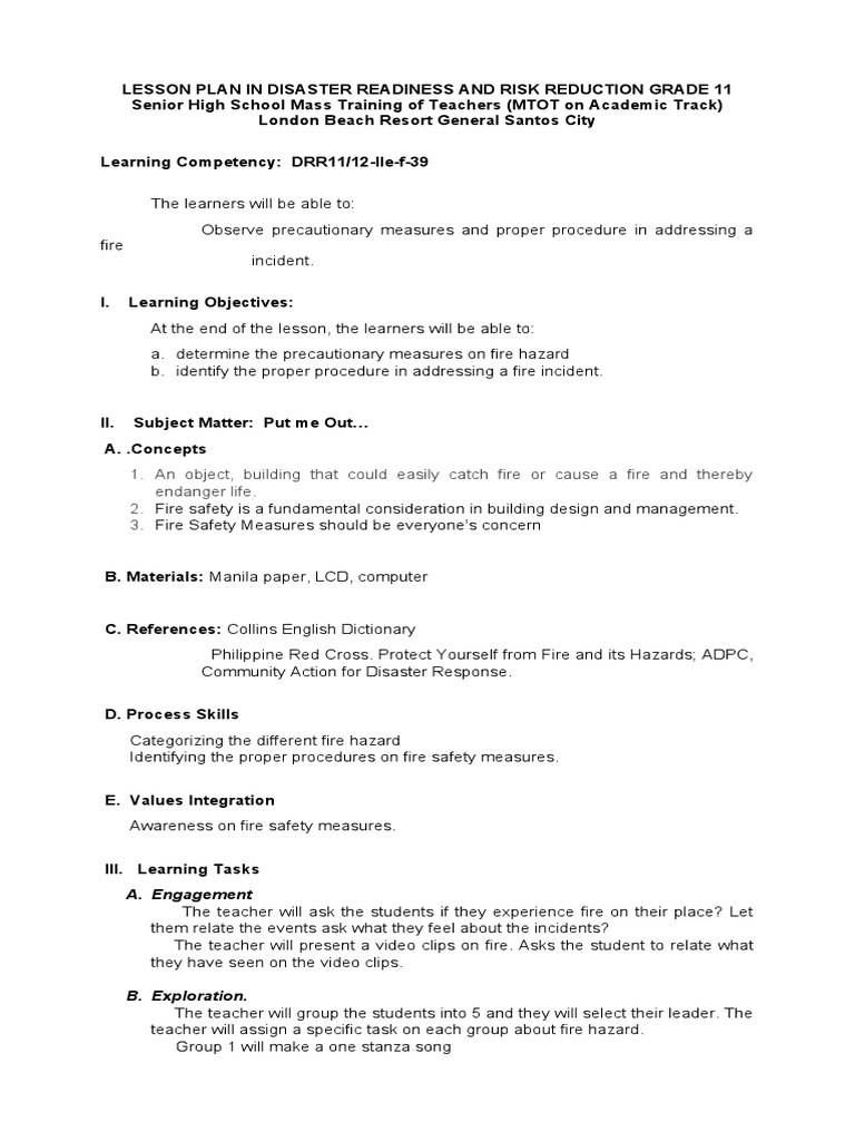 Competency #39 (Version 2) | PDF | Teachers | Lesson Plan