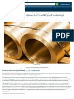 Steel Surface Hardening (Case Hardening) — Process and Methods