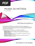 Prueba de Hipótesis